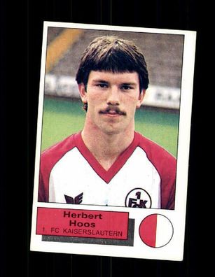 Herbert Hoos 1 FC Kaiserslautern Panini Sammelbild 1986 Nr. 316