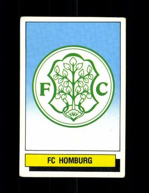 FC Homburg Wappen Panini Sammelbild 1986 Nr. 376