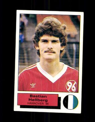 Bastian Hellberg Hannover 96 Panini Sammelbild 1986 Nr. 125