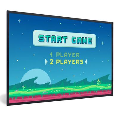 Poster - 90x60 cm - Spiele - Spiel starten - Arcade