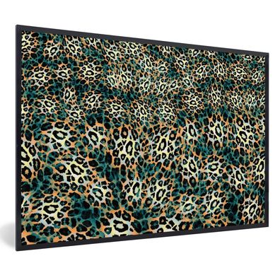 Poster - 30x20 cm - Leopardenmuster - Design - Tiere