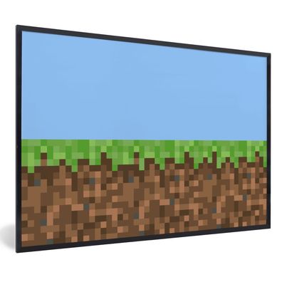 Poster - 120x80 cm - Pixel - Spiele