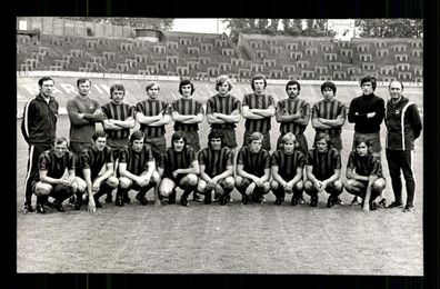 Original Mannschaftskarte FC Lüttich 70er Jahre + G 35555