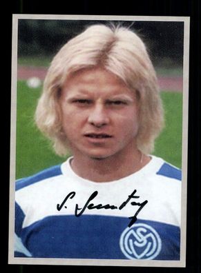 Siegfried Sonntag Autogrammkarte MSV Duisburg Spieler 70er Jahre Original Sign.