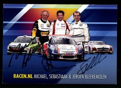 Michael Sebastiaan und Jeroen Bleekemolen Original Signiert Motorsport + G 35754