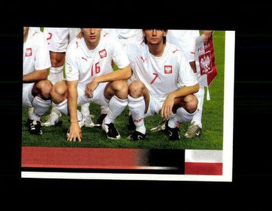 Teil des Mannschaftsbildes Polen Panini UEFA Euro Sammelbild 2008 Nr. 232