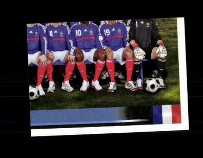 Teil des Mannschafsbildes Frankreich Panini UEFA Euro Sammelbild 2008 Nr. 336