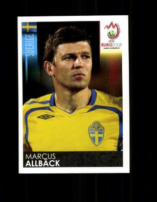 Marcus Allbäck Schweden Panini UEFA Euro Sammelbild 2008 Nr. 407