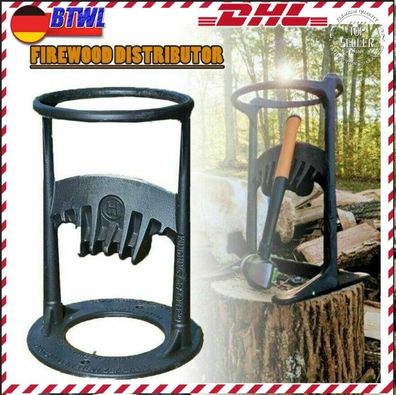Brennholz-Anzünder Splitter Racker Ornament Holzschneider Holiday Decoration DE