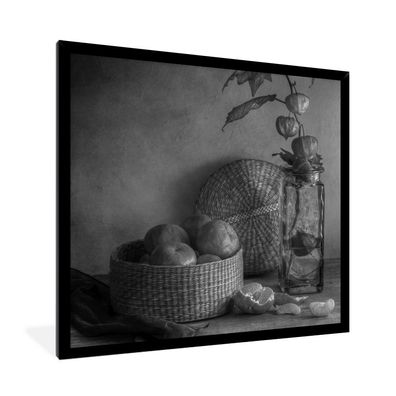 Poster - 40x40 cm - Stilleben - Obst - Korb