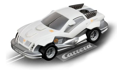 20061228 - Carrera Go!!! - Carforce Agent Secret Silver - mit Frontbeleuchtung. 1:43