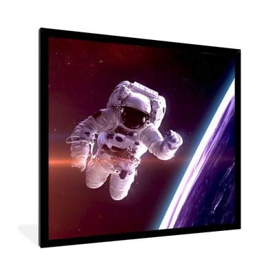 Poster - 40x40 cm - Weltraum - Erde - NASA