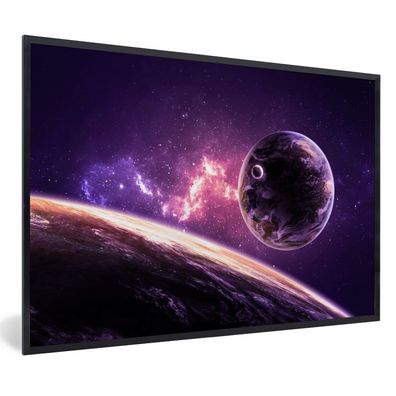 Poster - 30x20 cm - Planeten - Weltraum - Sterne