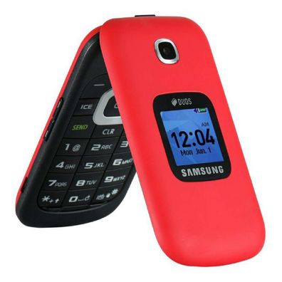 Samsung Gusto 3 SM-B311V Rot Dual Sim Kamera Tasten Klapphandy mit Außendisplay NEU