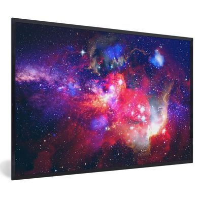 Poster - 30x20 cm - Universum - Farben - Weltraum
