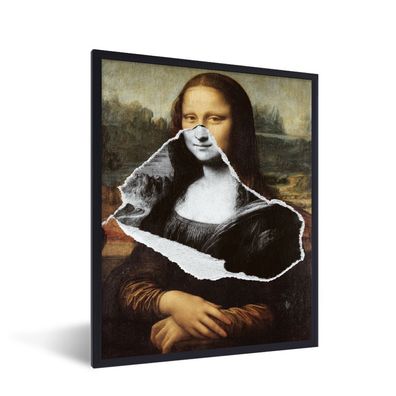 Poster - 60x80 cm - Mona Lisa - Da Vinci - Kunst