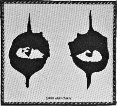 Alice Cooper The Eyes gewebter Aufnäher woven Patch 100% offizielles Merch