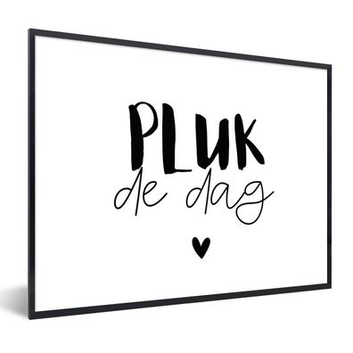 Poster - 40x30 cm - Sprichwörter - Carpe diem - Herz