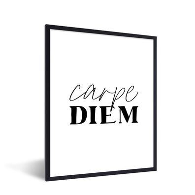 Poster - 30x40 cm - Zitate - Carpe diem - Minimalismus