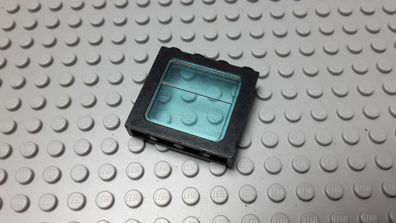 Lego 1 Eisenbahn Fensterrahmen schwarz 1x4x3 4033 Glas Transparent Hellblau 4034