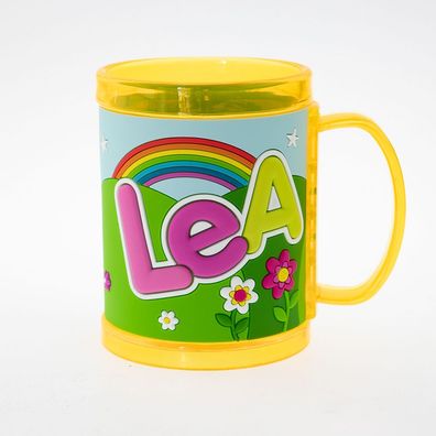 John Hinde Namensbecher für Kinder Name Lea