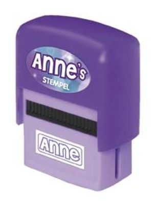 Kinderstempel mit Namen Anne