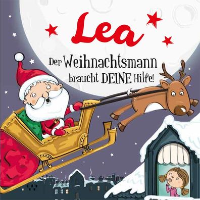 Namens-Weihnachtsbuch - Deine persönliche Weihnachtsgeschichte mit Namen Lea