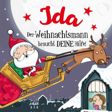 Namens-Weihnachtsbuch - Deine persönliche Weihnachtsgeschichte mit Namen Ida