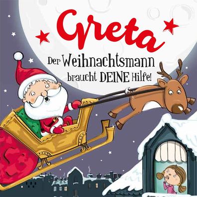 Namens-Weihnachtsbuch - Deine persönliche Weihnachtsgeschichte mit Namen Greta