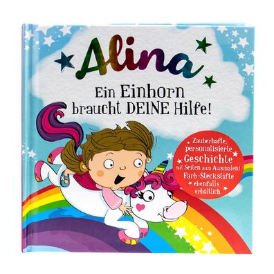 Das magische Maerchenbuch mit deinen Namen -Alina
