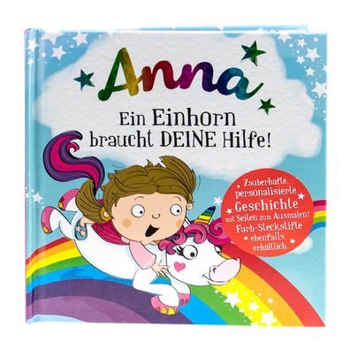 Das magische Maerchenbuch mit deinen Namen -Anna