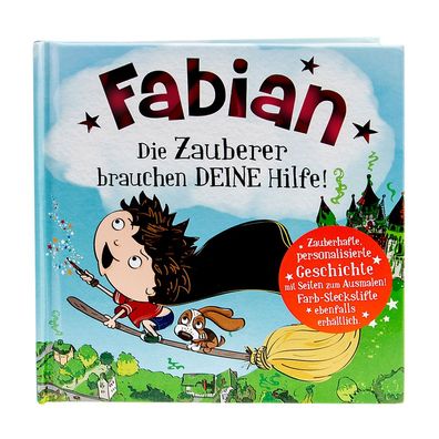 Das magische Maerchenbuch mit deinen Namen -Fabian