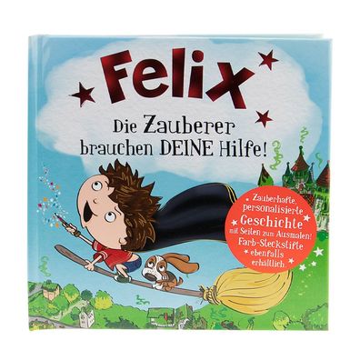 Das magische Maerchenbuch mit deinen Namen -Felix