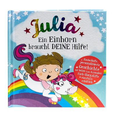 Das magische Maerchenbuch mit deinen Namen -Julia