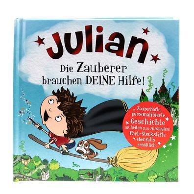 Das magische Maerchenbuch mit deinen Namen -Julian