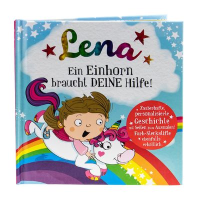Das magische Maerchenbuch mit deinen Namen -Lena