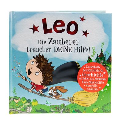 Das magische Maerchenbuch mit deinen Namen -Leo