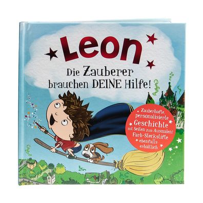 Das magische Maerchenbuch mit deinen Namen -Leon