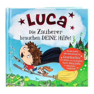 Das magische Maerchenbuch mit deinen Namen -Luca