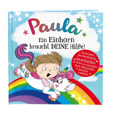 Das magische Maerchenbuch mit deinen Namen -Paula