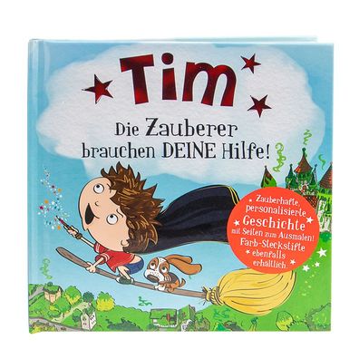 Das magische Maerchenbuch mit deinen Namen -Tim