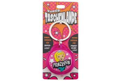 Super Taschenlampe mit Titel: Prinzessin - Schluessel Anhaenger auch fuer Schulranzen