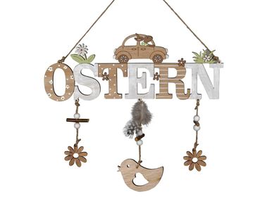 Ostern Dekoration Schriftzug hängend 29x 34cm