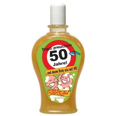 Frisch gewaschene 50 Jahre Spaß Shampoo Artikel 6304 350ml Grundpreis 37,11EUR/ Liter