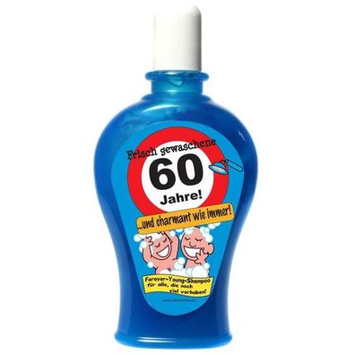 Frisch gewaschene 60 Jahre Spaß Shampoo (Grundpreis 37,11Euro/ l)