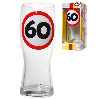 Bierglas 60 zum 60. Geburtstag