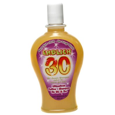 Spaß-Shampoo 350 ml Haarwäsche für sie und ihn Endlich 30 (Grundpreis 34,26 Euro/ l)