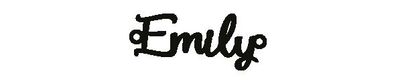 Versilbertes Armband mit Namen Emily