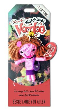 Watchover Voodoo Sammel Puppe mit Spruch Beste Tante