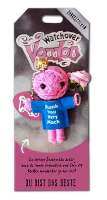 Watchover Voodoo Sammel Puppe mit Spruch Du bist das Beste